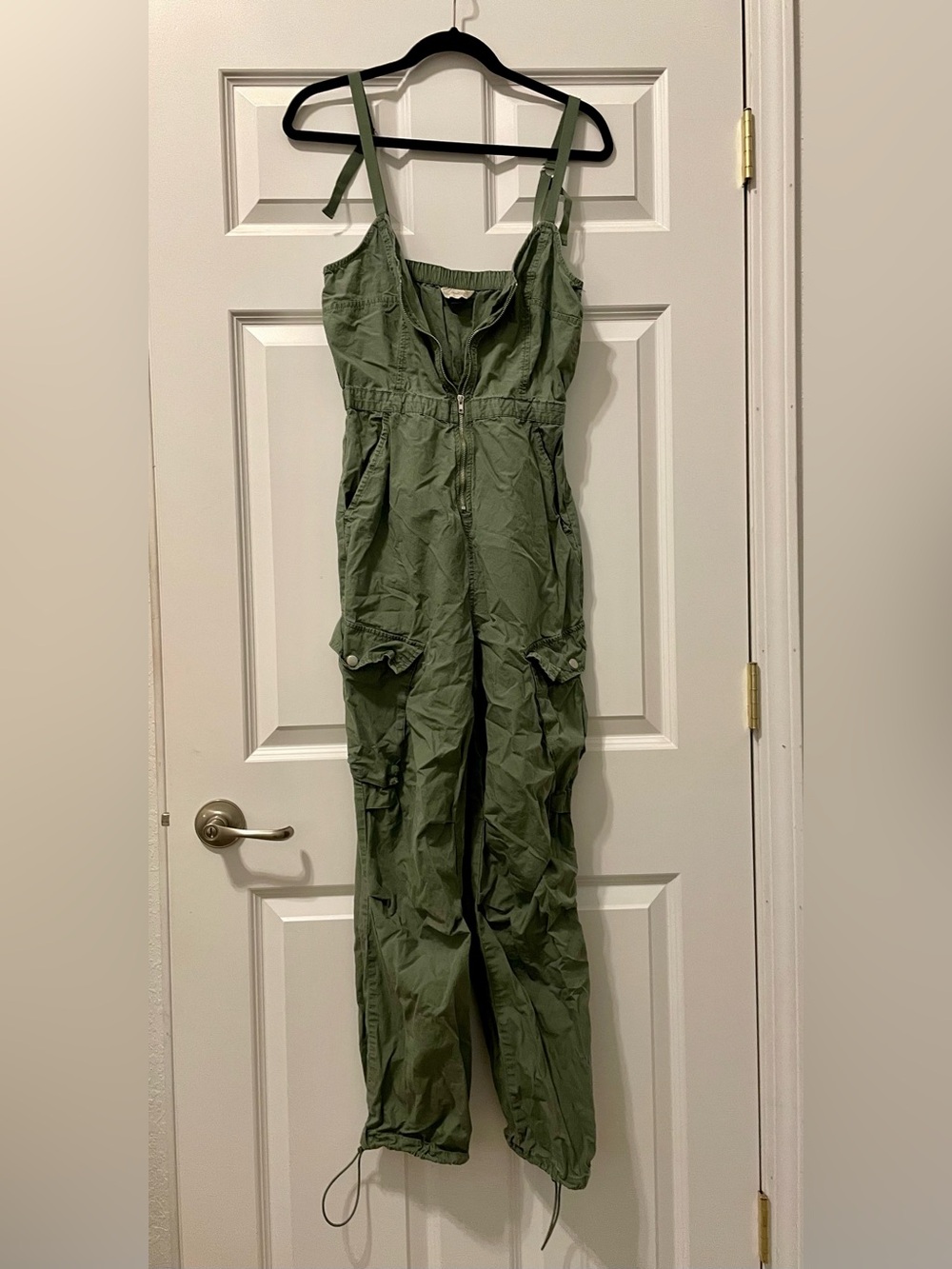 Universal Thread Women’s Lightweight Romper Jumpsuit Overalls XS Dark Army Green